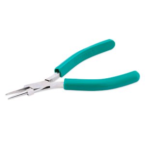 Designer Knotting Pliers, Thin Smooth Tips, Stainless Box Joint, Coated Handles, 5.125 in / 13 cm