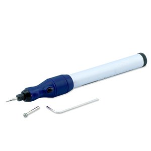 Micro Engraver Tool with LED Light, 1 mm / 0.04 in and 4 mm / 0.16 in, Tips, 1 Allen Wrench, Requires 2 AAA Batteries not included
