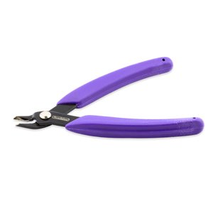 Artistic Wire Econo Cutter, Flush-Cutting Nipper for Soft Metals, Rivet Joint, Purple Grip, 5 in / 13 cm
