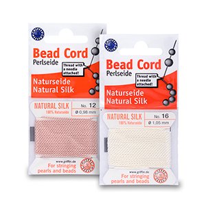 100% Silk Bead Cord - European