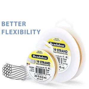 19 Strand Bead Stringing Wire