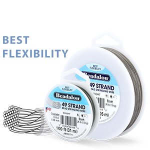 49 Strand Bead Stringing Wire